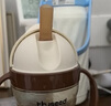 世喜吸管杯兒童水杯奶瓶1-3歲學(xué)飲杯水壺兒童ppsu防摔夏季直飲牛奶杯 吸管杯（防嗆款）+直飲杯頭 曬單實(shí)拍圖