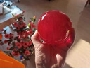 天然紅色水晶球原石大紅吉祥珠圓形鴻運球辦公室好運球裝飾擺件 【鴻運當頭】紅色天然水晶球5CM 曬單實(shí)拍圖