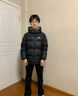 駱駝火山羽絨服情侶短款白鴨絨輕暖面包服城市輕戶外M13CR07089 幻影黑，男款 L 曬單實拍圖