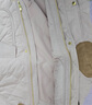 森馬（Semir）棉服女冬季中長款輕薄寬松拼接燈芯絨翻領(lǐng)插肩袖棉衣101724112007 曬單實拍圖