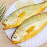 鴻順三去黃花魚2斤(2條裝） 去鱗去腮去內(nèi)臟 生鮮 海鮮 大黃魚 曬單實拍圖