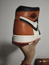 耐克（NIKE）男鞋AIR JORDAN 1 籃球鞋DZ5485-008 DZ5485-008 42.5 曬單實拍圖