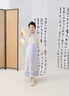 小豬彼特馬面裙套裝女童2025新款秋季兒童洋氣中式衛(wèi)衣女大童國風裙子秋裝 4410淺紫色 120 cm 曬單實拍圖