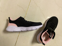 特步（XTEP）兒童童鞋女童網(wǎng)布鞋面基礎(chǔ)柔軟運動跑鞋 黑/浪漫粉 37碼 曬單實拍圖