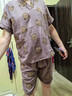 貓人（MiiOW）柔軟汗蒸服純棉浴服男士桑拿足療按摩女款情侶浴加大碼親子全棉 Q2314男款 4XL 曬單實拍圖