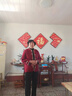 俞兆林本命年媽媽秋冬裝50-60歲洋氣新中式針織外套中老年人國(guó)風(fēng)上衣服 棗紅色 XL建議120-130斤 均碼 曬單實(shí)拍圖