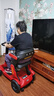 皮皮熊老年人代步車(chē)S3【長(cháng)輩禮物-智能控速不溜坡】可折疊老人代步車(chē) 紅 曬單實(shí)拍圖