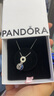 潘多拉（PANDORA）星海之辰項鏈套裝藍色琺瑯工藝星空星月女七夕情人節(jié)禮物送女友 曬單實拍圖