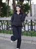 雪中飛2025新款女士短款羽絨服潮流休閑風(fēng)小個(gè)子加長(cháng)外套舒適溫暖 黑色|8056 M /160/84A 曬單實(shí)拍圖