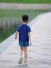 佑游兒童泳衣男童分體2025新款男孩游泳衣中大青少年夏雙層泳褲套裝備 藍色小熊【泳衣套裝】 130 3XL高130-145cm重55-60斤 曬單實拍圖