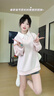 LDBE粉色假兩件Polo襯衫領(lǐng)衛衣女秋季寬松慵懶風(fēng)甜美溫柔休閑上衣外套粉色XL 120-140 曬單實(shí)拍圖