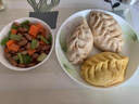 參情無限純素大包子山東手工粗糧老面柳葉包薺菜素餡包佛家素食早餐 六種手工大包子各2個 曬單實拍圖
