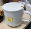 Vanow馬克杯陶瓷杯子帶蓋勺情侶畢業(yè)季送男友禮物女生套裝禮盒定制水杯 曬單實(shí)拍圖
