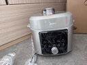 美的（Midea）小飛俠沸騰濃香雙模式電壓力鍋0氟0涂層雙膽高壓鍋5L智能預約家用煲湯4-6人煮飯煲E5825N輕音泄壓 曬單實(shí)拍圖