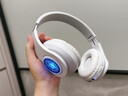 AI降噪】小米家（Ml）適用2025最新款藍牙耳機頭戴式真無(wú)線(xiàn)PC電腦手機帶麥克風(fēng)二合一音樂(lè )游戲運 B39簡(jiǎn)約白/呼吸燈/超長(cháng)續航 曬單實(shí)拍圖