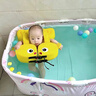 貝恩拉嬰兒游泳圈 0-5歲 兒童游泳圈 嬰兒泳圈腋下防側翻寶寶洗澡玩具 小金魚秋葉黃【3個月-5歲】 曬單實拍圖