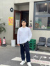 XJSGS官方國際正品牌男士高端休閑褲秋季斜紋直筒褲輕奢侈寬松垂感長褲 高檔藏青色【現(xiàn)貨速達(dá)】 春秋款 3XL 建議【160-190斤】 曬單實(shí)拍圖