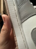 耐克（NIKE）官方空軍一號女子板鞋夏新款運動鞋 AIR FORCE 1 IB8875 111白/白/白/冰川藍(lán)/柔黃/醒目橙 38.5 曬單實拍圖