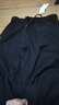森馬（Semir）休閑褲男工裝褲寬松直筒褲子秋季戶外時尚純色長褲純棉松緊腰 黑色90001 M 曬單實拍圖