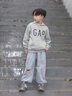 Gap男女童2025秋季新款Logo膠印抓絨套頭連帽衫兒童裝衛(wèi)衣829299 淺灰色 130 cm(8-9歲) 亞洲尺碼 曬單實拍圖