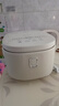 美的（Midea）電飯煲3-4人電飯鍋4L銀鉆內(nèi)膽12大菜單頂置觸控屏家用智能微壓電飯煲MB-AFB4041RL 曬單實(shí)拍圖
