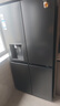 LG506升十字門制冰機(jī)冰箱電腦溫控風(fēng)冷無霜節(jié)能變頻智能變溫調(diào)節(jié)分類存儲(chǔ)養(yǎng)鮮家用大容量多維風(fēng)幕 【新品冰趣系列】F544MEP62D暮色黑 曬單實(shí)拍圖