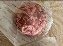 精氣神 國產(chǎn)無抗山黑豬肉餡750g 冷凍 約70%瘦肉餡 包子餡餃子餡肉丸子 曬單實拍圖