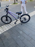KinderKraftKK兒童自行車(chē)4-6-12歲學(xué)生單車(chē)青少年男女孩生日禮物山地車(chē)20寸紫 曬單實(shí)拍圖