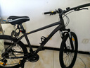喜德盛（xds）山地車(chē)黑客380避震前叉21速變速鋁合金車(chē)架 黑/灰色17 曬單實(shí)拍圖