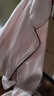 都市麗人睡衣女士睡衣夏季緞面仿真絲冰絲寬松短袖短褲開衫可外穿家居服M 曬單實(shí)拍圖