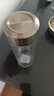 嘉特雙層加厚玻璃杯 茶水分離泡茶杯子 高硼硅帶茶隔商務(wù)辦公水杯車載 曬單實拍圖