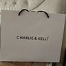 CHARLIE&KELLI CK品牌包包女包2025新款輕奢水桶包手提包斜挎情人節(jié)女生日禮物 淺杏色【京倉配送 禮袋包裝】 曬單實(shí)拍圖