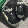 彪馬（PUMA）【面包鞋】經(jīng)典復古滑板鞋男女撞色休閑鞋SUEDE XL399099 黑色-迷霧灰-大理石灰-02 37 曬單實(shí)拍圖