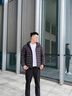 EMPORIO ARMANI/阿瑪尼官方旗艦EA7/新款男連帽絎縫面包夾克棉服外套秋季 UC001-黑色 L  (推薦：150-165斤) 曬單實(shí)拍圖