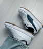 彪馬（PUMA）【小白鞋】增高厚底網(wǎng)球風(fēng)板鞋女復(fù)古休閑鞋 SKYE 374764 白-黑色-02 37 曬單實拍圖