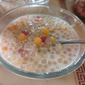 食京歡芋圓西米露組合套餐三色芋圓小丸子奶茶店專用冰粉水果撈配料1kg 曬單實(shí)拍圖