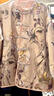 花九卿冬季緞面棉服女小個子復(fù)古風(fēng)新中式外套早春秋季唐裝改良提花 粉紅色 M[建議100-115斤] 曬單實拍圖