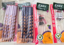 思筆樂(lè )（STABILO）德國進(jìn)口洞洞鉛筆6支 小學(xué)生文具 HB鉛筆 易抓握兒童正姿鉛筆 金屬紫CN322/06 兒童節禮物 曬單實(shí)拍圖
