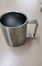 美廚（maxcook）316不銹鋼水杯 兒童學(xué)生喝水杯子雙層口杯帶蓋手柄300ml MCB1105 曬單實(shí)拍圖