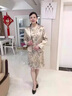 紫魅俏婚禮媽媽裝連衣裙套裝裙經(jīng)典香檳金刺繡洋氣禮服兩件套中老年女裝 2159 整套 套裝 M (建議105斤以下) 曬單實拍圖
