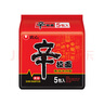 農(nóng)心 香菇牛肉味辛拉面 方便面五連包 120g*5包夜宵泡面拉面 曬單實(shí)拍圖