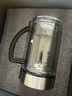 希諾雙層玻璃杯男家用商務(wù)辦公水杯帶手柄泡茶杯子X(jué)N-9320 290mL 曬單實(shí)拍圖