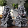 石雕青石獅子一對公母擺件鎮宅家用小號看門(mén)門(mén)前屋頂陽(yáng)臺門(mén)口庭院 青石獅子【正臉款】 高20*長(cháng)11*寬9厘米一對 曬單實(shí)拍圖