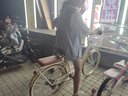 飛鴿（FLYING PIGEON）自行車成人通勤車自行車學(xué)生單車成人自行車通勤自行車女士自行車 標(biāo)配奶油米|單速|(zhì)輻條輪+禮包 24寸適合150-170cm 曬單實拍圖