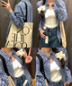 優(yōu)衣庫男女裝優(yōu)質(zhì)長絨棉格子襯衫長袖休閑襯衣純棉483136 476016 483136/64湖藍色 S /165/84A 曬單實拍圖
