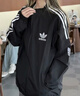 三葉草（Adidas）經(jīng)典款 黑白 側邊三條紋 立領(lǐng)長(cháng)袖 梭織 風(fēng)衣 夾克 外套 男女 JL8396 XL 曬單實(shí)拍圖