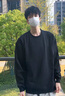 名創(chuàng)優(yōu)品男款衛(wèi)衣秋季日系潮牌簡約百搭純色套頭衫男學(xué)生330g重磅圓領(lǐng)外套 藏青(空白) L /170(推薦100-120斤) 曬單實(shí)拍圖