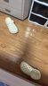 名創(chuàng)優(yōu)品（MINISO）洞洞鞋男女夏季外穿涼鞋防滑厚底踩屎感包頭涼拖鞋 卡其+海洋星星 曬單實(shí)拍圖