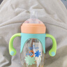 安兒欣兒童水杯學(xué)飲杯吸管杯幼兒園水杯水壺寶寶喝水杯子防嗆ppsu 萌雅鴨嘴杯 240ml （6M+手柄款） 曬單實(shí)拍圖