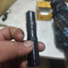LED迷你強光手電筒3W鋁合金LED禮品強光手電筒隨身攜帶小手電 黑色單只（禮盒裝）（不含電池） 曬單實(shí)拍圖